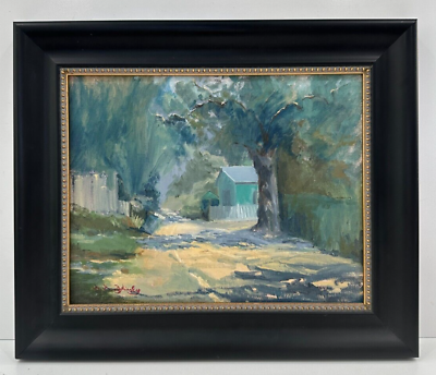 #ad Art D. David Ainsley Oil on Board 14quot; x 11quot; quot;The Old Country Roadquot; OOAK $299.00