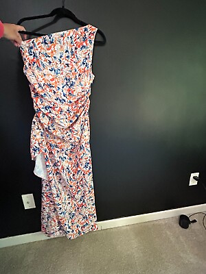 #ad Long floral maxi dress XL $32.50