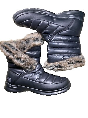 #ad SIZE 6 Women#x27;s The North Face Thermoball Microbaffle Bootie II Winter Boots $29.99