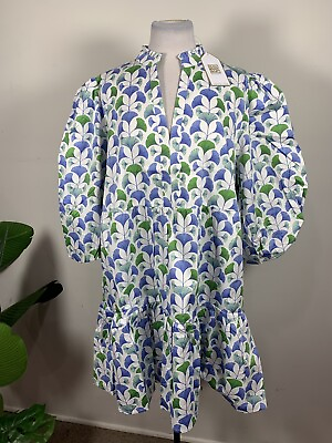 #ad Emily McCarthy Womens Maiden Trellis Frankie Dress Size XL $59.99