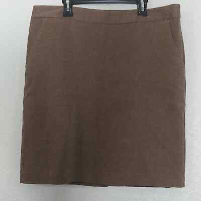 #ad Skirt with Pockets Brown $20.00
