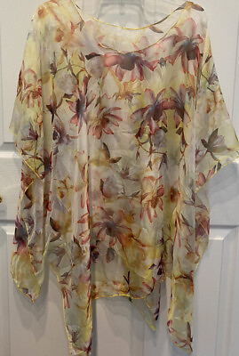 Women’s One Size Beach Pool Cover Up. Cruise top. Kaftan MINT $10.00