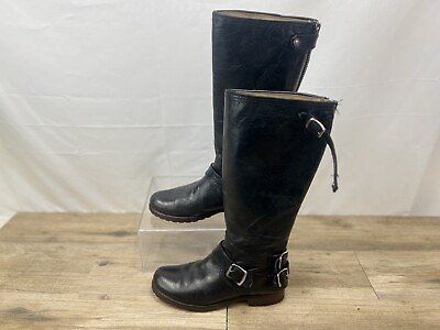 #ad Frye Veronica Slough Tall Boots in Black 8B $95.55
