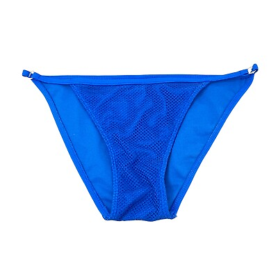 Tinibikini Bikini Womens Small Bottoms Swim Blue Hipster Cheeky Swimsuit Beach $11.99