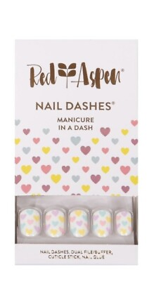 SALE TARDY TO THE PARTY Short Square PressOn Nail Dashes By Red Aspen $12.99