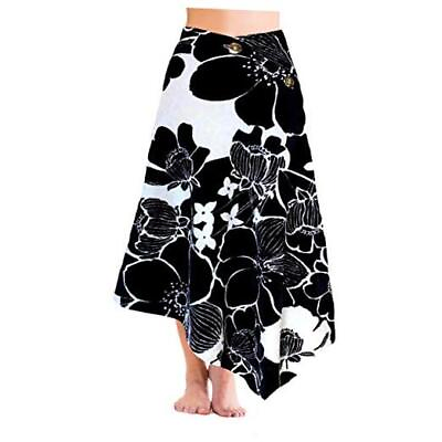 #ad #ad Women#x27;s Beach Towel Swimsuit Cover up Wrap All in One 12 24 Plus Black Floral $103.03