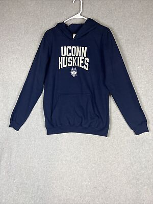 #ad GEN2 UConn Huskies Hoodie Fleece Sweatshirt Junior Size X Large Navy Blue $13.49