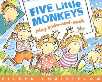 #ad #ad Five Little Monkeys Play Hide and Seek Hardcover By Christelow Eileen GOOD $3.96