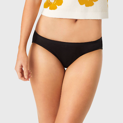 #ad Hanes Women#x27;s Core Cotton Bikini Panties 2pk Size 9 $2.99