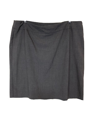 George Gray Stretch Formal Pencil Skirt Women Size 3X 22 24W Tummy Control Slit $7.50