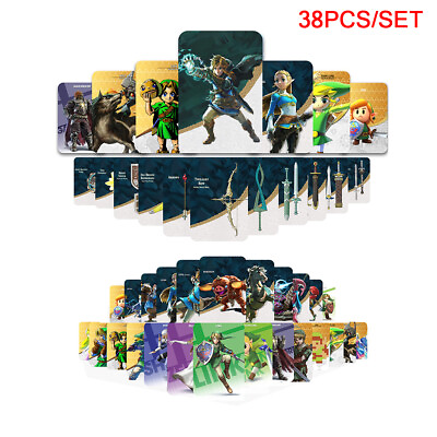 38pcs Zelda series amiibo Zelda Tears of the Kingdom amiibo card NFC for Switch $16.99