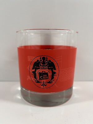 #ad Milwaukee Safe House Spy Target Red Cocktail Glass $22.00