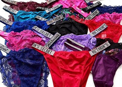 #ad #ad Victorias Secret Nwt Very Sexy Shine Strap Bling String Bikini Panties Panty $19.99