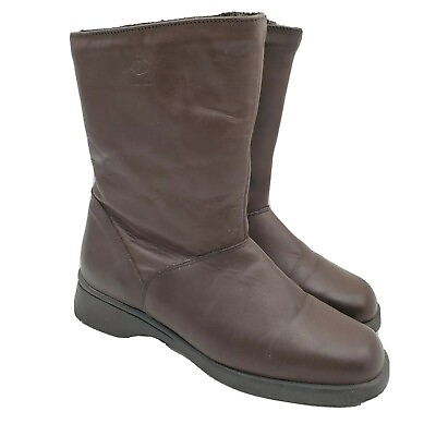 Blondo Womens Boots Size 8.5 Brown Leather Insulated Winter Snow $51.99