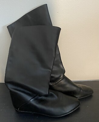 #ad Women#x27;s Black Boots Unknown Brand Size 7 Sold As Is $24.99