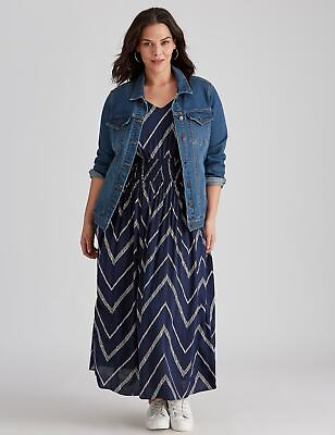 #ad Plus Size Womens Maxi Dress Beige Summer Casual Work Dresses AUTOGRAPH $99.99