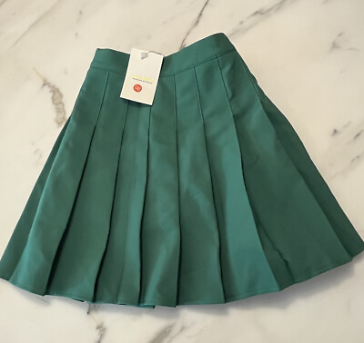 #ad #ad Sangtree Green Skirt Skirt 140 NWT Size S XS school skirt private school preppy $8.00