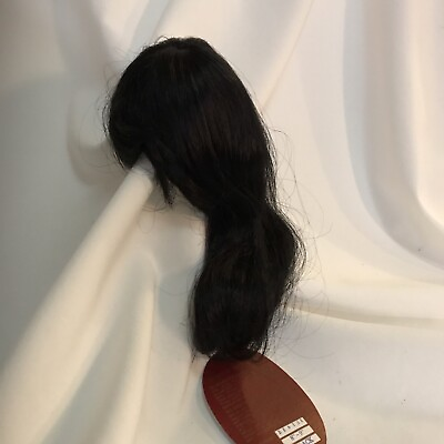 #ad Cheri’s Collection Doll Wig “Denise” 8 9” Black NOS Long Straight W Bangs $11.99