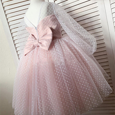 #ad Fancy Girls Elegant Princess Dress For Girl Costume Children Wedding Party Dress $46.86