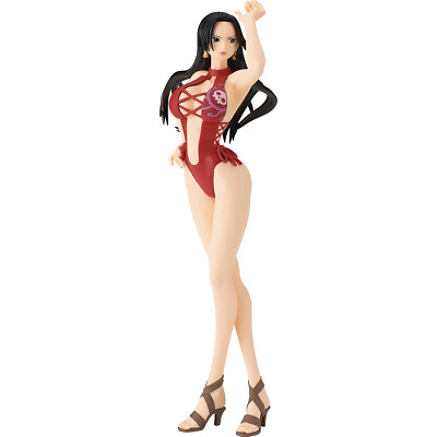 #ad One Piece Grandline Girls On Vacation BOA HANCOCK Version A Red Anime Figure $35.16
