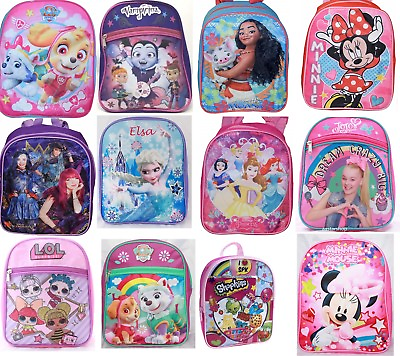 Little Girls Toddler PreK School Backpack Movie Cartoon Book Bag Kids Children $14.99