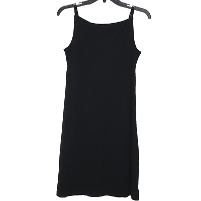 #ad Petites Sophisticate Vintage Women#x27;s Sleeveless Black Cocktail Mini Dress S B20 $22.99