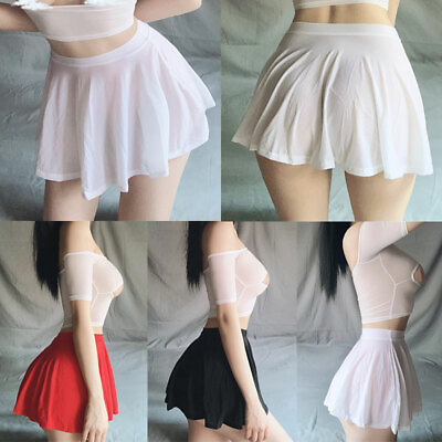 Skirt Dance Waist A line Clubwear Mini Skirts High Pleated Skirt Skirt Temptin * $6.49