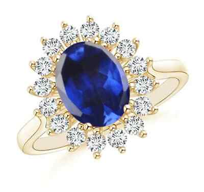 #ad 14KT Gold 1.70Ct 100% Natural Blue Tanzanite IGI Certified Diamond Women#x27;s Ring $495.00