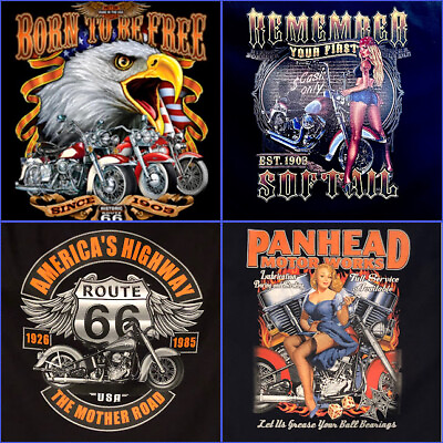 Fits Harley Davidson T Shirt Mens Screen Printed Quality Shirts Many More $24.99