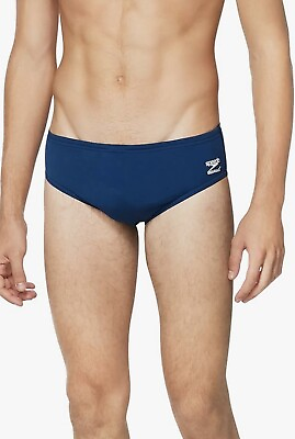 #ad Speedo Men#x27;s Standard Swimsuit Brief Endurance Solid Adult 30 NWT $19.00