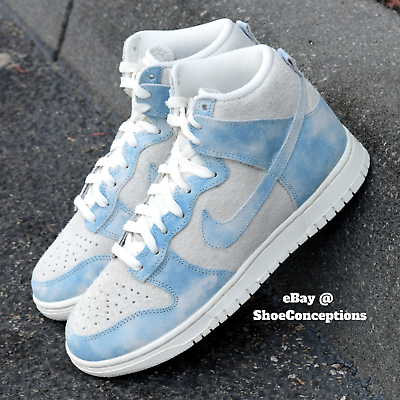 Nike Dunk High SE Shoes quot;Celestine Bluequot; Sail FD0882 400 Multi Sizes NEW $109.90