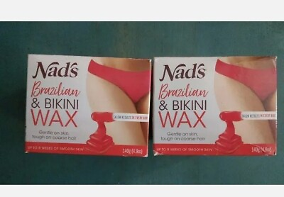 #ad 2 Nad#x27;s Brazilian amp; Bikini Wax Kit Hard Wax for Bikini Brazilian amp; Underarms $18.00