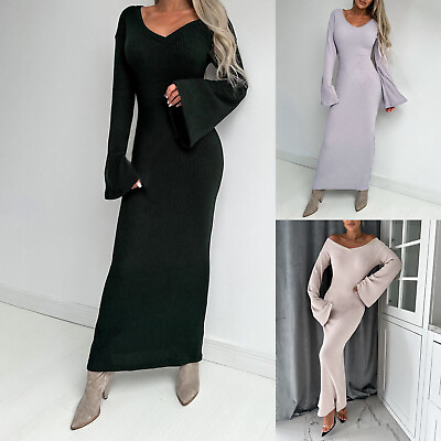 #ad Summer Maxi Dresses For Women Loose Fit Stretch Polyester Party Cocktail Dress $20.88
