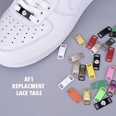 AF1 REPLACEMENT LACE TAGS LOCKS AIR FORCE ONES DUBRAES BUY 2 GET 1 FREE $4.24