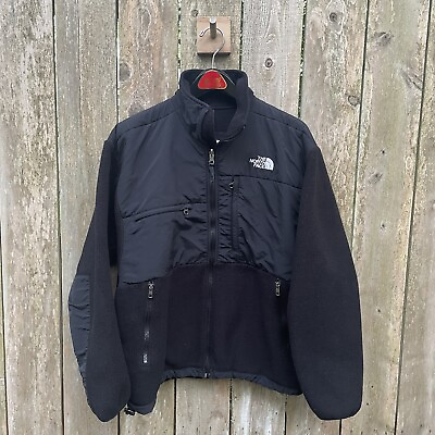 #ad The North Face Denali Mens Jacket Medium Black Full Zip Heavy Fleece Thermal $24.99