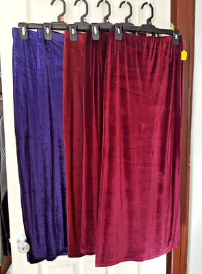 #ad Women Velvet Long Maxi Skirts Size M Lot of 5 $20.00