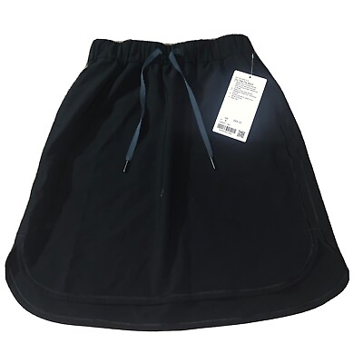 Lululemon Hot Hot HR Skirt *Long Black LW8ADGT SIZE 6 NWT $50.00