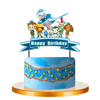 OCTONAUTS BIRTHDAY PARTY CUPCAKE TOPPER BALLOON CAKE party decoration theme idea $16.99