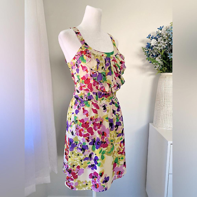 #ad #ad Express Floral Ruffled Minidress $35.00