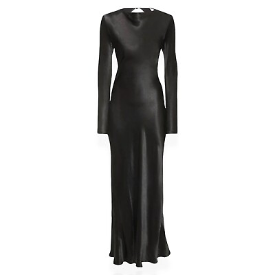 #ad NWT BEC amp; BRIDGE Ren Long Sleeve Maxi Dress Black 2 US $157.49