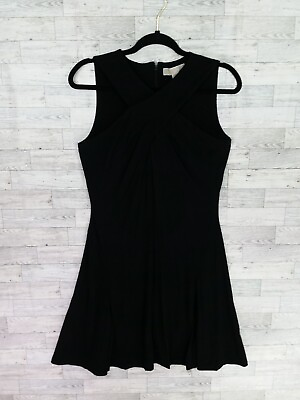 #ad Women#x27;s Michael Kors Sleeveless Black Cocktail Formal Career Dress Size 10 $24.99