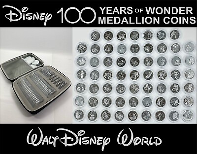 WDW Walt Disney World 100th Anniversary Commemorative Medallion Coins 100 Case $9.95