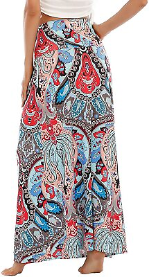 #ad American Trends Womens Maxi Skirts Long Skirt for Women High Waist Maxi Dresses $44.66