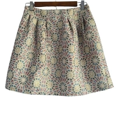 #ad #ad Miami Womens Shimmery Geometric Skirt Size Medium $20.00