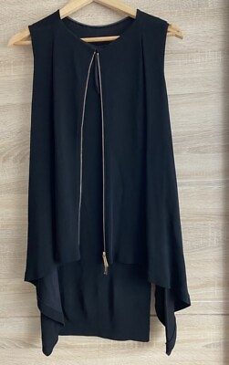 DSQUARED2 Dress Little Black Dress XS Cape Dress UK 6 8 IT 38 NEW GBP 479.00