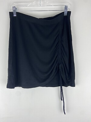#ad Reformation Jeans Black Mini Skirt Size Medium 970 $35.00