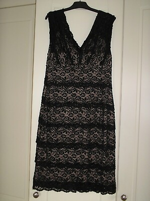 #ad Ladies Black Cocktail Dress size12 from Bernshaw GBP 9.99