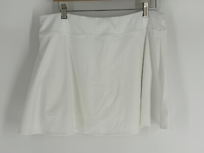 #ad NWOT Tommy Bahama Tennis White Skort Shorts Under Skirt Women#x27;s Size XL $30.00