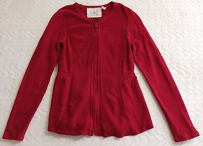 Anthropologie Angel of The North Womens Sweater Cardigan Small Red Long Sleeve $29.99