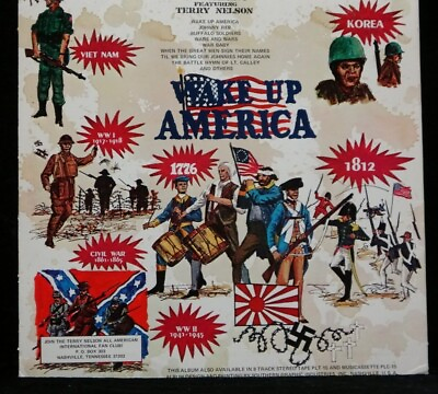 C Company Ft Terry Nelson Wake Up America LP Album Vinyl Rec PLP 15 Country 70#x27;s $8.99
